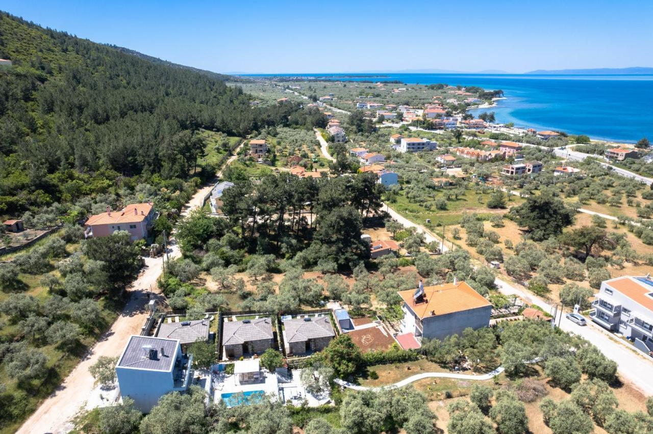 La Terra Petra Villa Skala Rachoni  Eksteriør bilde