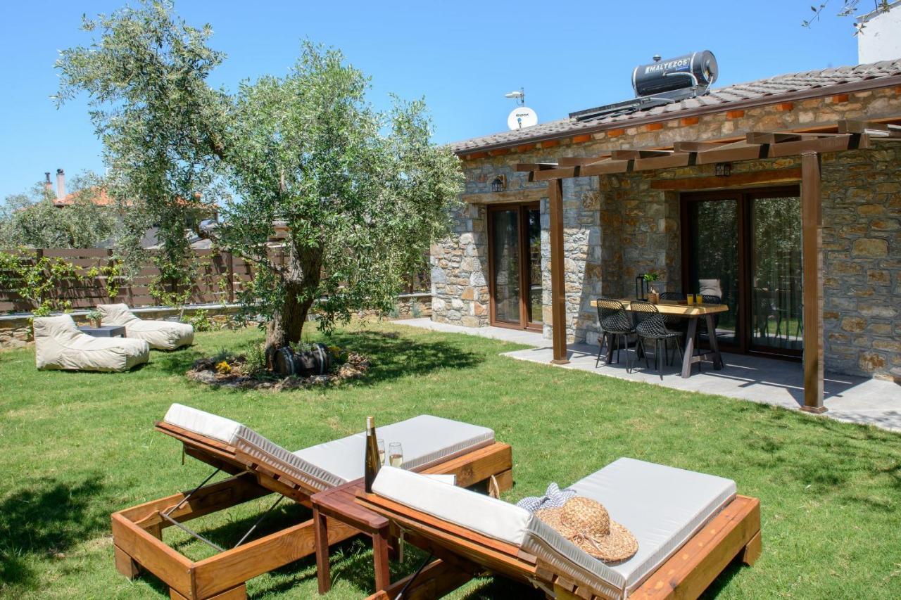 La Terra Petra Villa Skala Rachoni  Eksteriør bilde