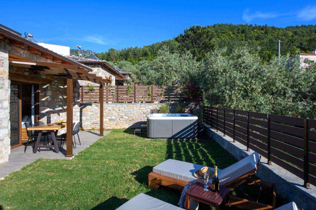 La Terra Petra Villa Skala Rachoni  Eksteriør bilde